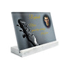 Plaque funéraire guitariste 24 Plaquedeces.fr